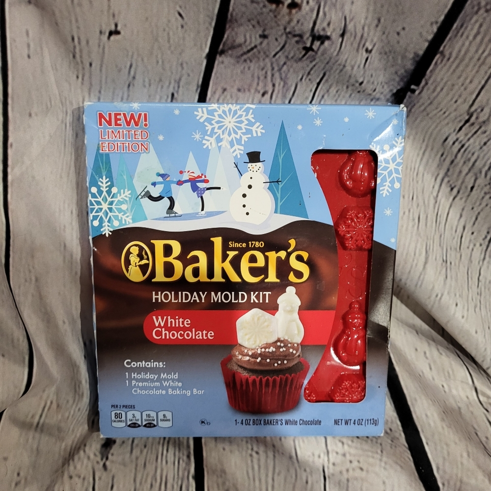Baker's Mold Kit, Holiday, White Chocolate